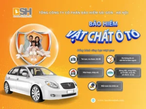 bảo hiểm vật chất ô tô bsh